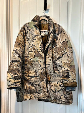 Vintage Duxbak Men's Camo Insulated Hunting Jacket Size 2X